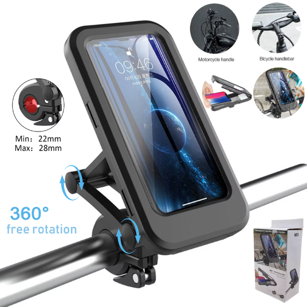 SOPORTE P/BICI Y MOTO M3 WATERPROOF CASE