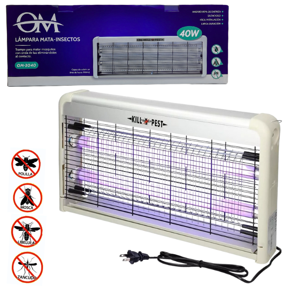 LAMPARA MATA MOSQUITOS OM3040 40W
