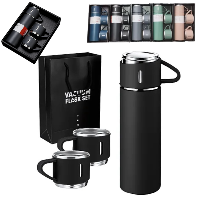 Kit Termo Con Tasas VACUUM FLASK SET