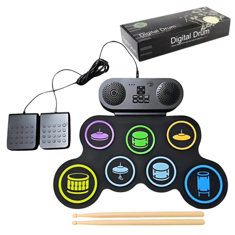 Mini Bateria Digital Con Parlante DRUM