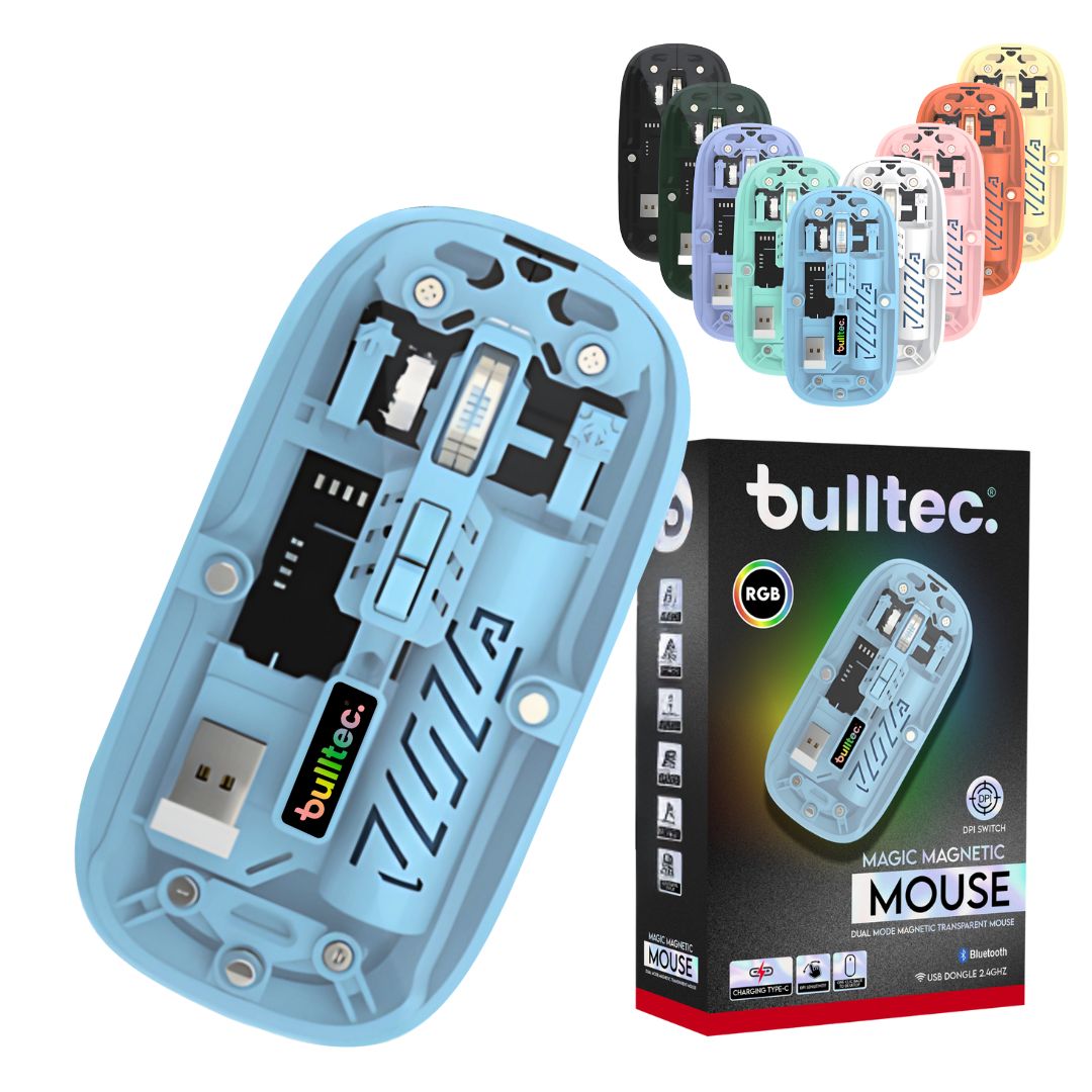 Mouse Inalambrico 2.4Ghz + Bluetooth BULLTEC Mouse Inalambrico 2.4Ghz + Bluetooth BULLTEC