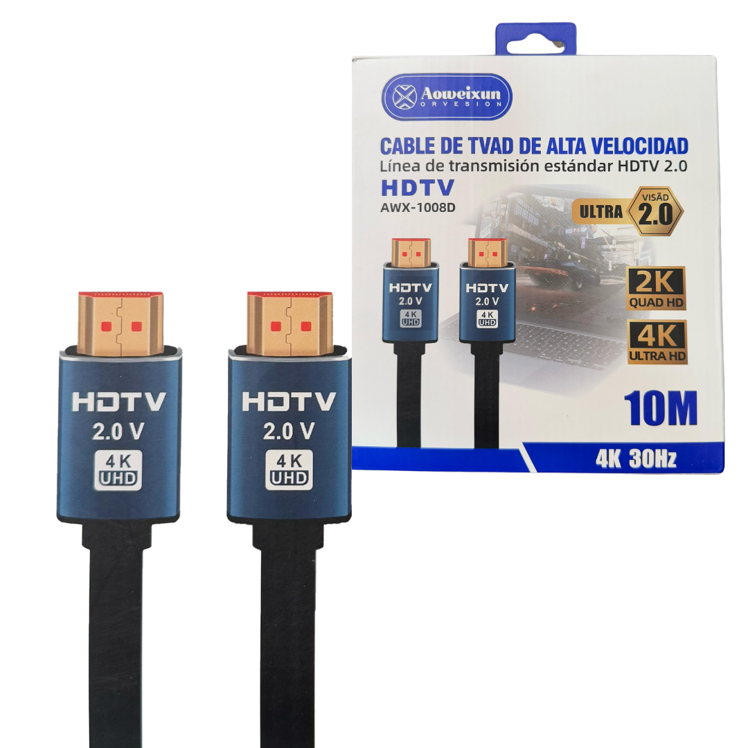 productos 14-04-25 (15) Cable HDMI - HDMI 10MTS HDTV AWX-1008D