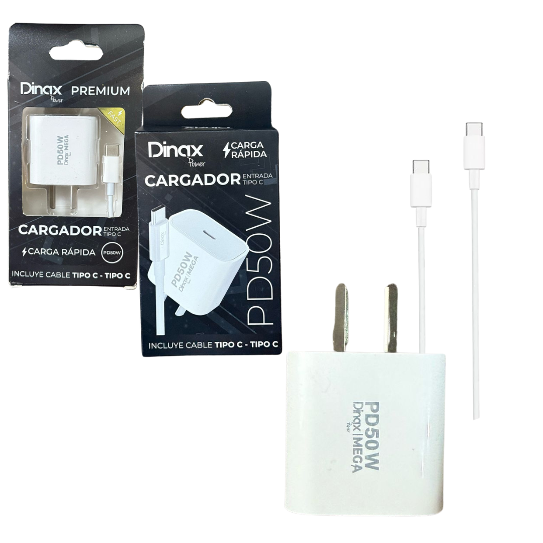 productos 14-04-25 (2) Cargador USB-C a USB-C Dinax 50W SN1-CAR-4.2-TC