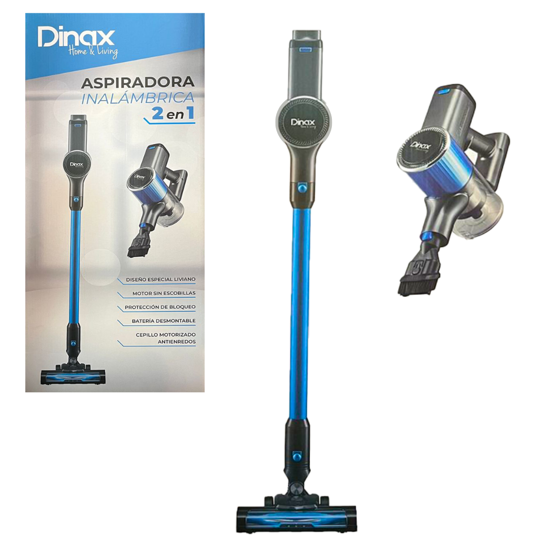 ASPIRADORA INALAMBRICA DINAX 2EN1 2600W aspvac01 ASPIRADORA INALAMBRICA DINAX 2EN1 2600W aspvac01