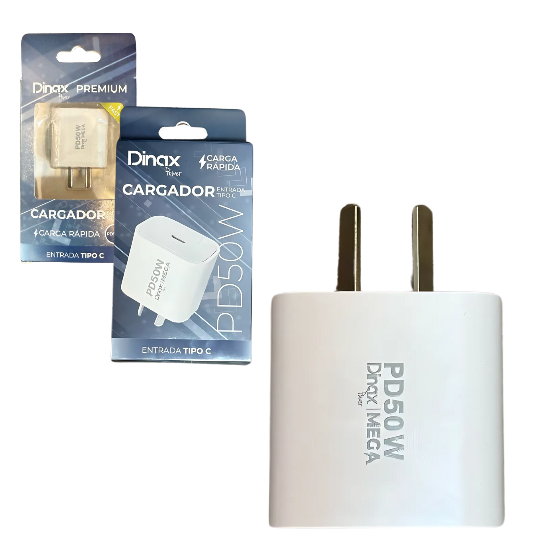 productos 14-04-25 (8) Cargador Cabezal USB-C 50W Dinax SN3-CAR-4.2-TC
