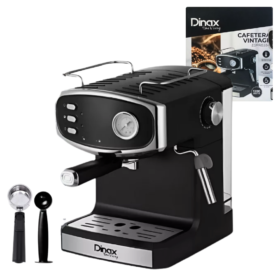 Kit de Cafetera Vintage Espresso 1200W BAR-CFE1200SL