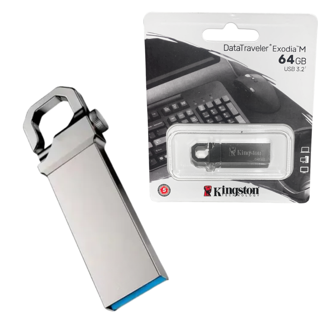 Pendrive Kingston 64 GB USB 3.2 Exodia Pendrive Kingston 64 GB USB 3.2 Exodia