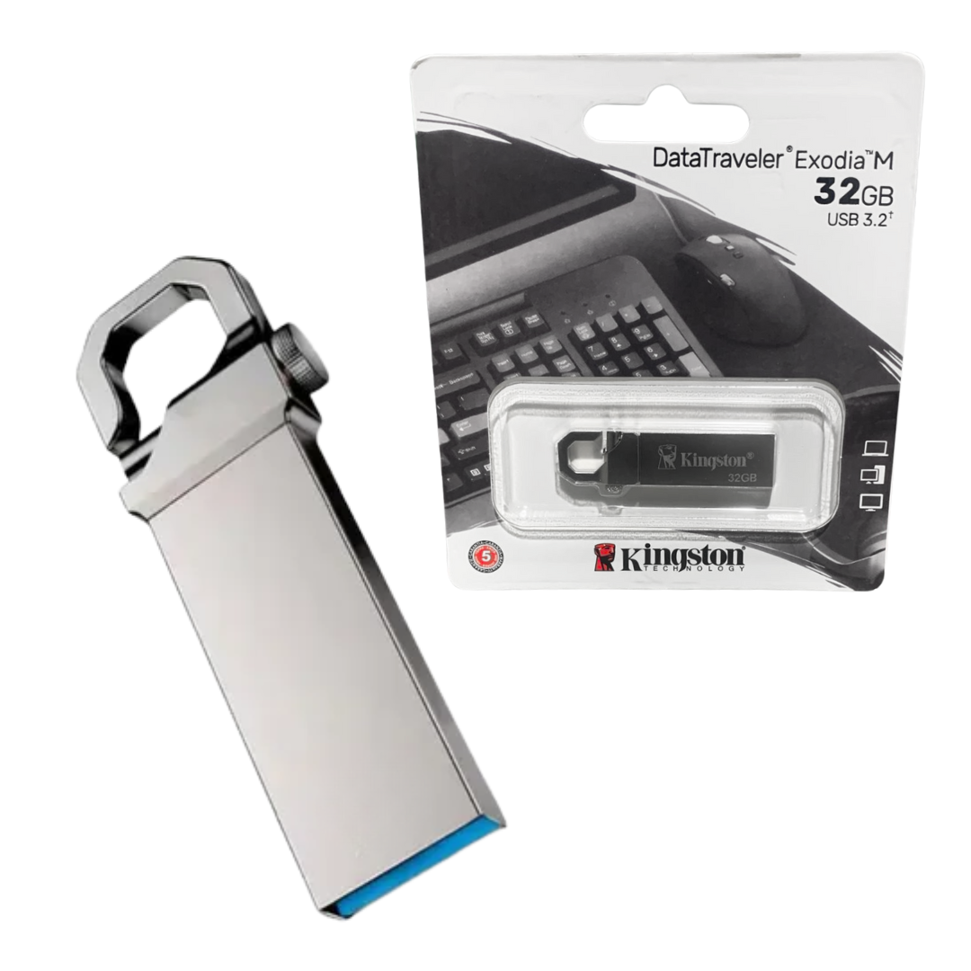Pendrive Kingston 32GB USB 3.2 Exodia Pendrive Kingston 32GB USB 3.2 Exodia