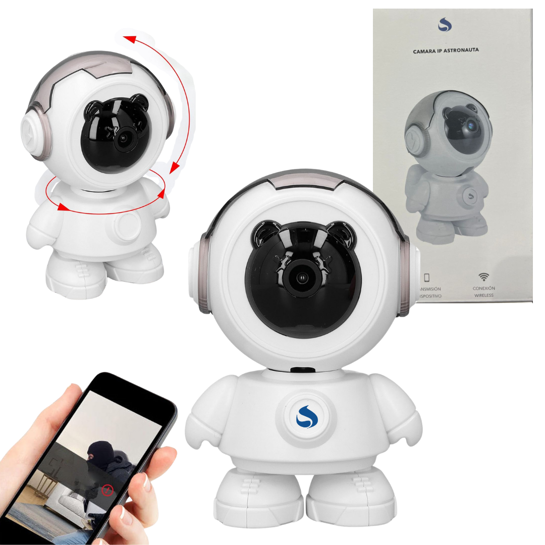 Camara Smart WiFi Mini Astronauta SUONO Camara Smart WiFi Mini Astronauta SUONO