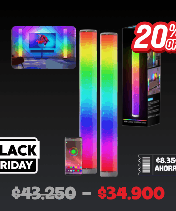 Barras LED RGB Audiorítmicas FLOOR LAMP LAMPRGB32