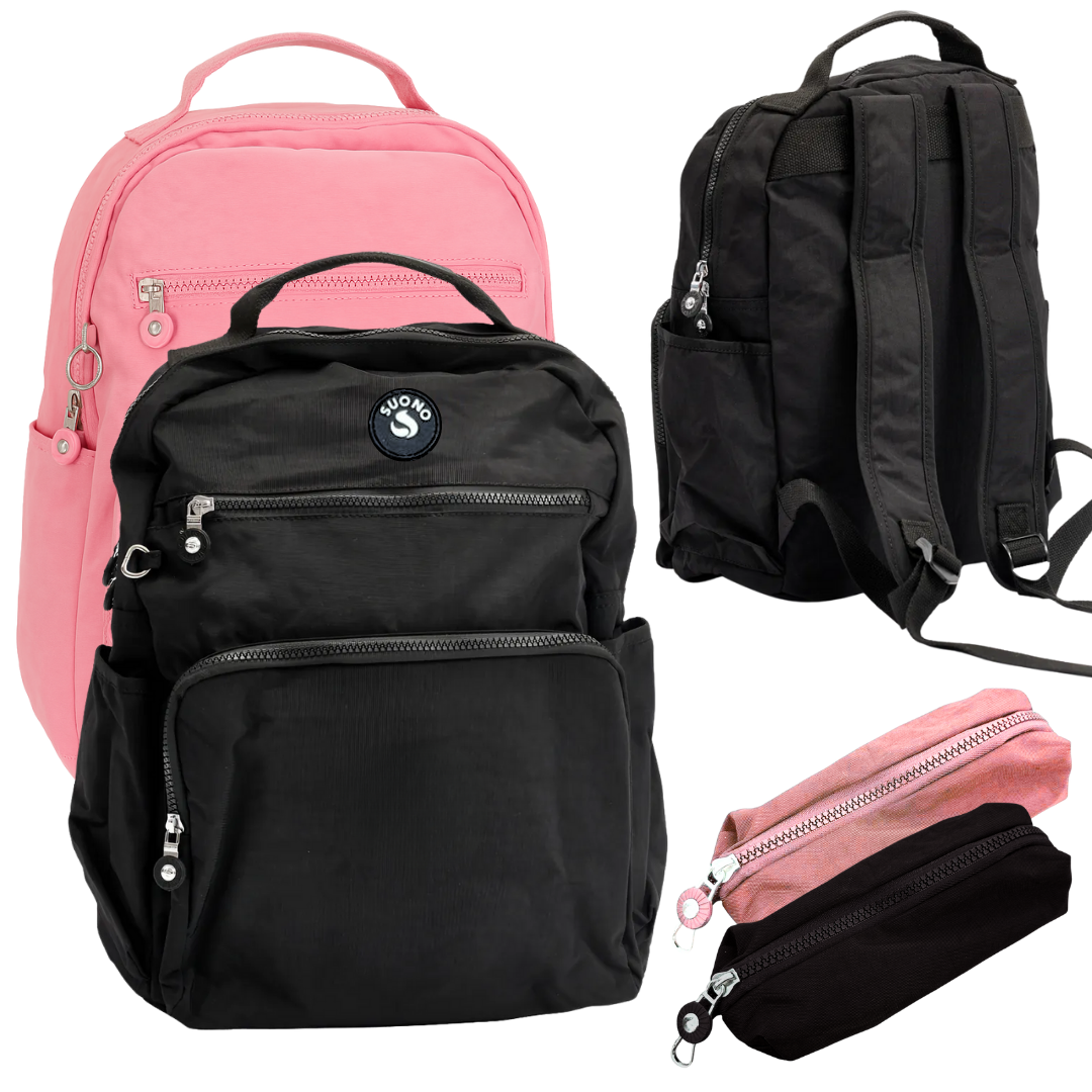 MOCHILA SUONO ROSA/NEGRA ACC0193 MOCHILA SUONO ROSA/NEGRA ACC0193