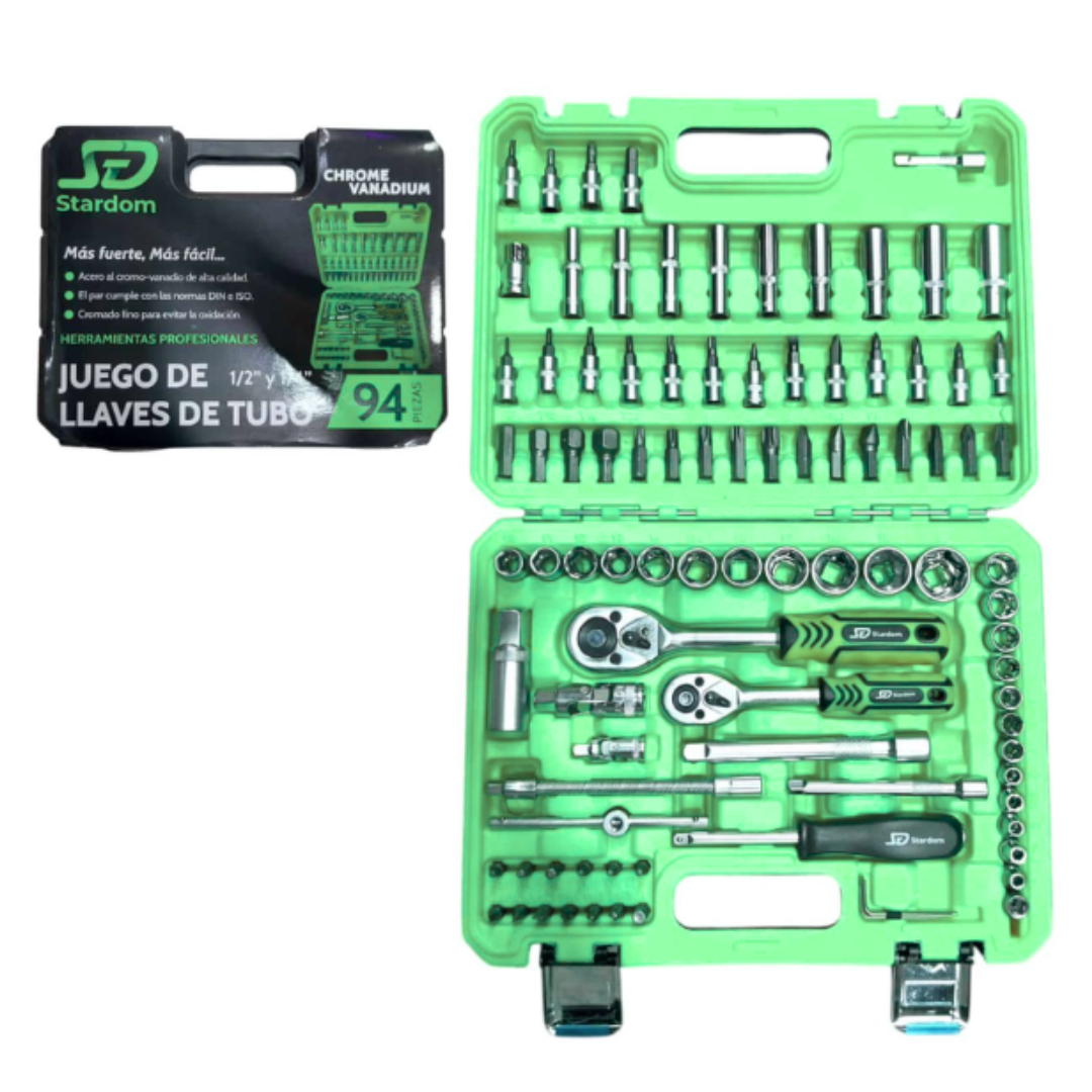 20-06 (38) Juego de Llaves de Tubo STARDOM 94 piezas