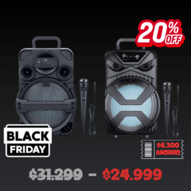 Parlante Bluetooth Dinax 8" Pulgadas PARF1807 - 1808