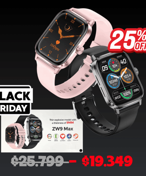 Reloj inteligente Smartwatch ZW9 MAX Ultra fino