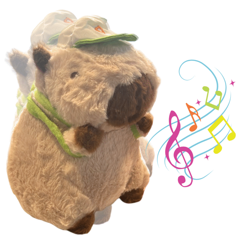 PELUCHE CAPYBARA CLARITO CON GORRA TP9999