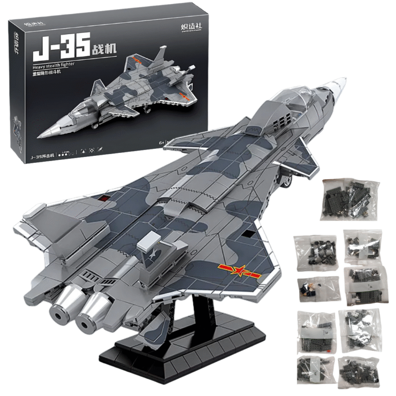 Avión Rompecabezas 768Pcs Para Armar 3D J-35