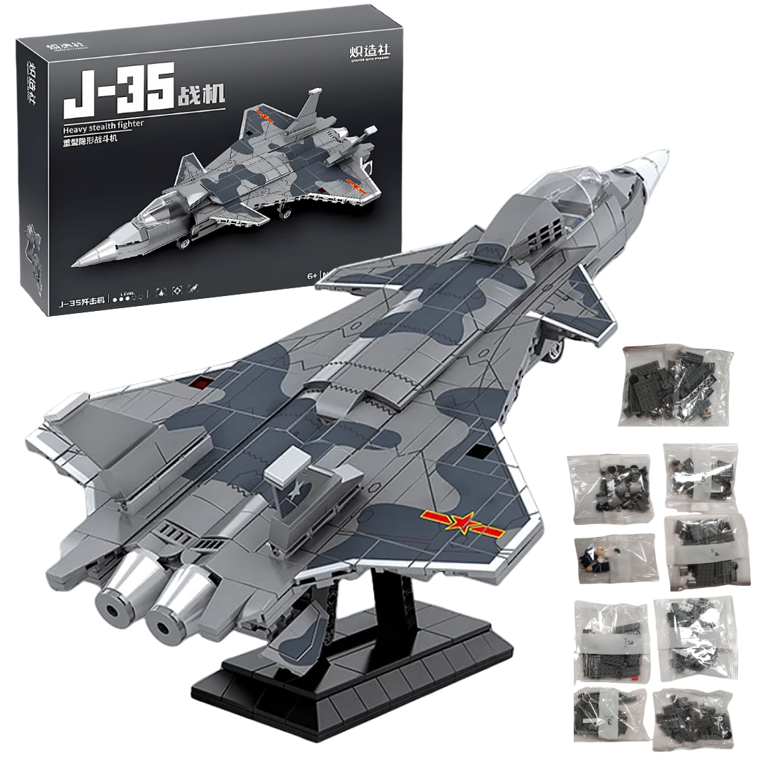 Avión Rompecabezas 768Pcs Para Armar 3D J-35 Avión Rompecabezas 768Pcs Para Armar 3D J-35