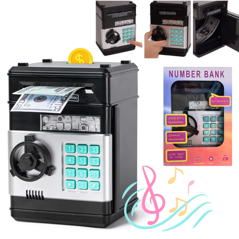 CAJA FUERTE PARA NIÑOS NUMBER BANK 881506