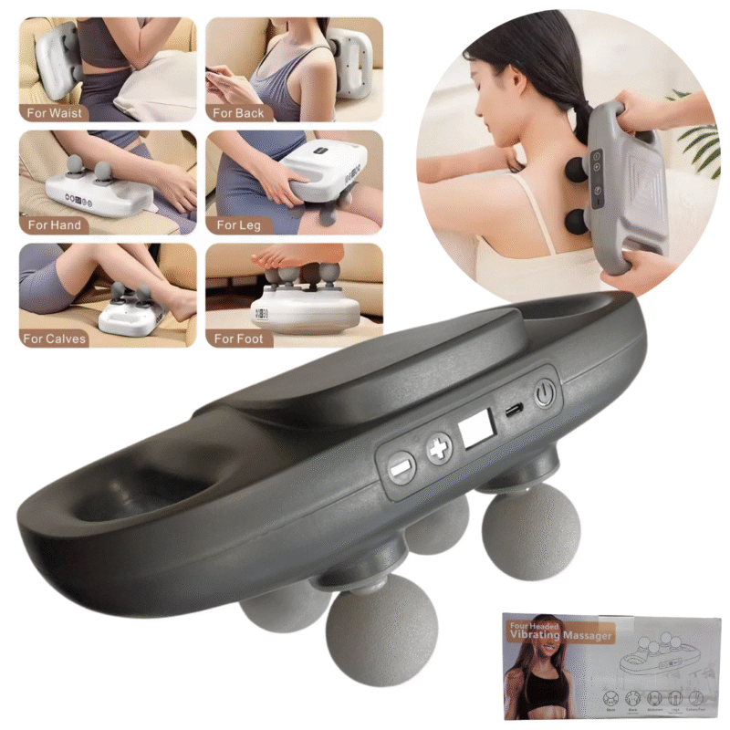 MASAJEADOR FOUR HEADED VIBRATING F-507