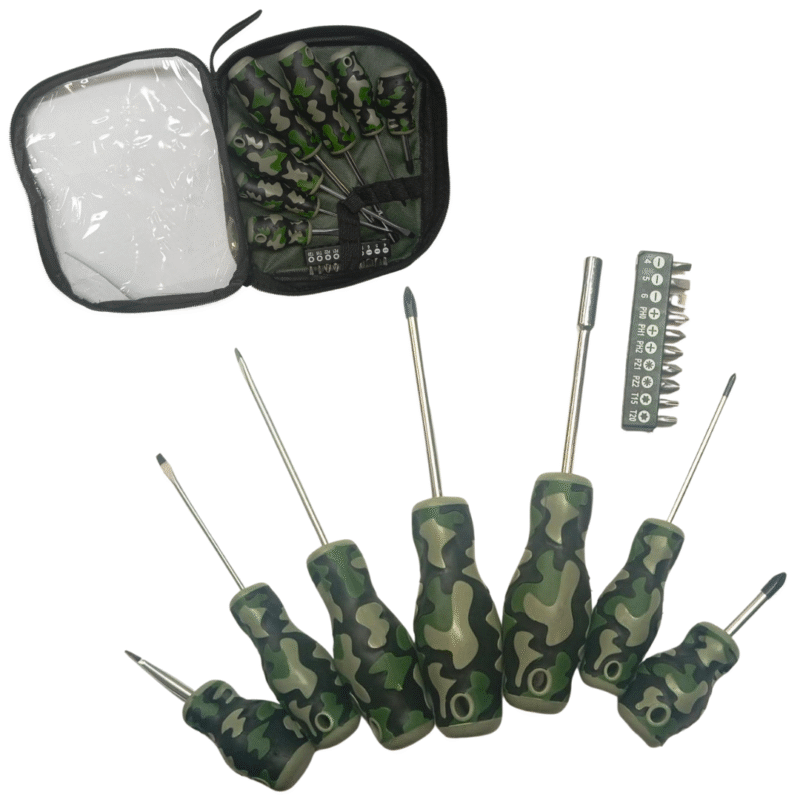 Set de Destornilladores x17Pcs CAMUFLADO