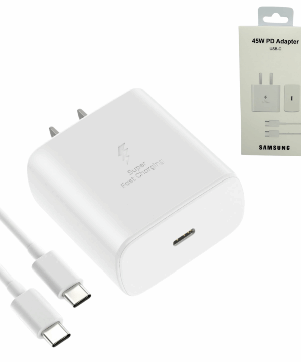 Cargador Samsung Tipo C a Tipoc C 45W