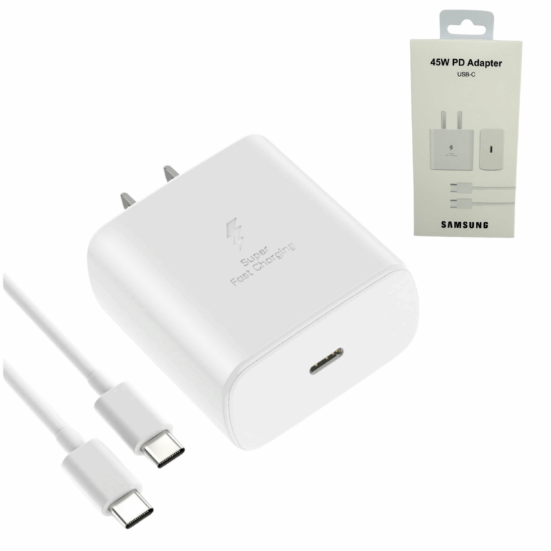 Cargador Samsung Tipo C a Tipoc C 45W
