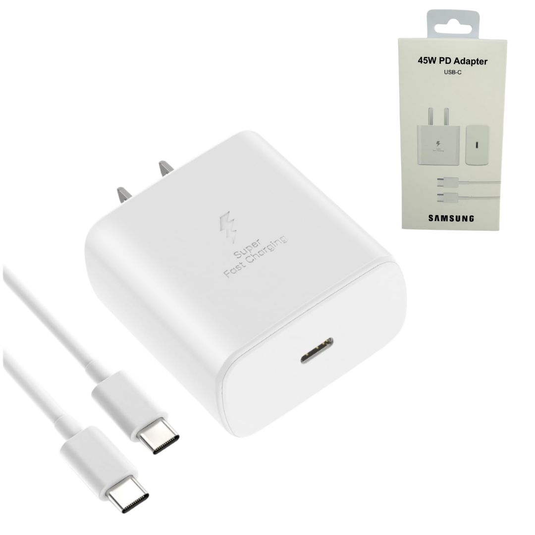 Cargador Samsung Tipo C a Tipoc C 45W Cargador Samsung Tipo C a Tipoc C 45W