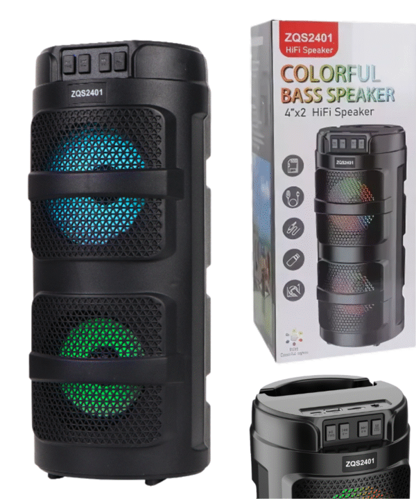 Parlante Bluetooth 4" Pulgadas x2 SING-E ZQS2401