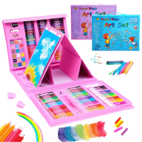 Super Maletin de Arte Infantil x208Pcs