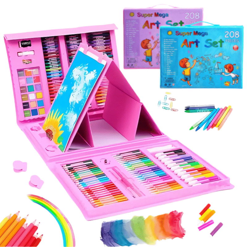 Super Maletin de Arte Infantil x208Pcs