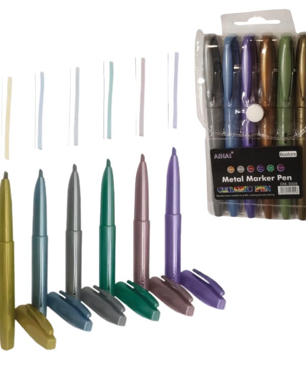 Set de Marcadores Metalizados x6Pcs