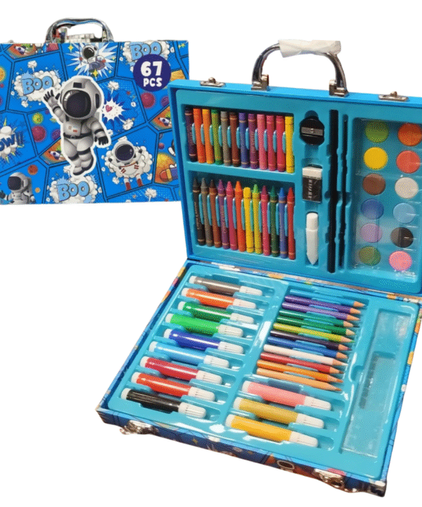 Maletin Rigido de Arte Para Niños x67Pcs