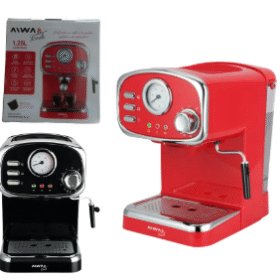 Cafetera Espresso AIWA 1.25L AWK-CE200R/N
