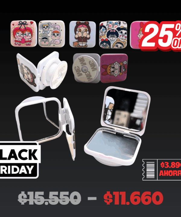 Pop Socket Personajes con Doble espejo x12 u. AV5513