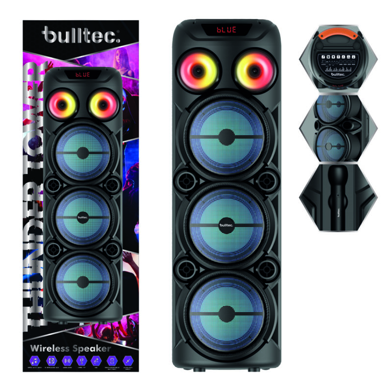 Parlante Thunder Tower BULLTEC 3x8 Pulgadas