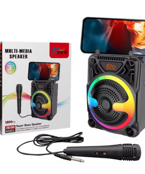 Parlante Inalámbrico Sing-E con micrófono 3" Pulgadas ZQS1362