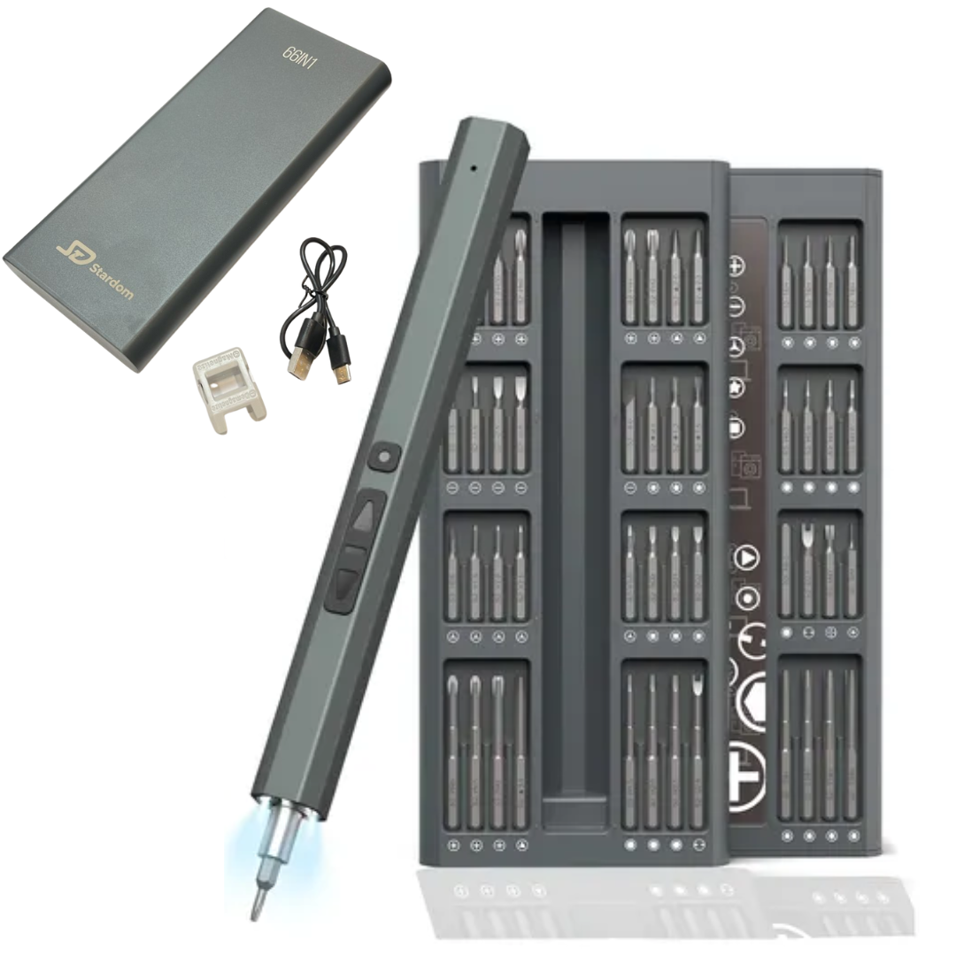 Destornillador Eléctrico de Precisión 66 en 1 STARDOM ST-DU-052 Destornillador Eléctrico de Precisión 66 en 1 STARDOM ST-DU-052