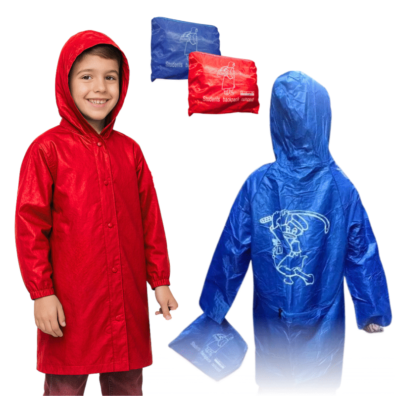Piloto de Lluvia para Niños STUDENT BACKPACK