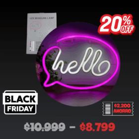 Cartel Neon Luminoso HELLO - 2021004