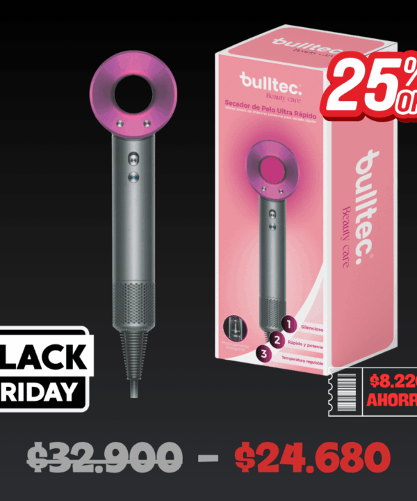 Secador de Pelo Ultra Rápido Bulltec DS2442