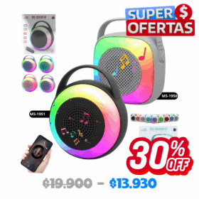 Parlante 6,5" Pulgadas con Microfono MS-1950/1951