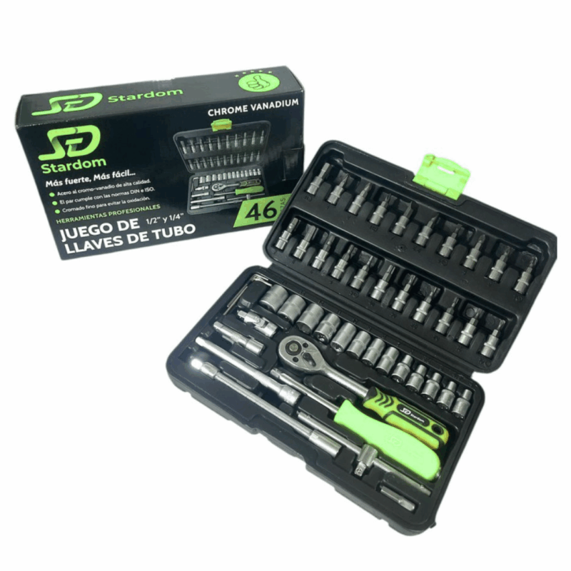 Juego de Llaves Tubo 46Pcs STARDOM