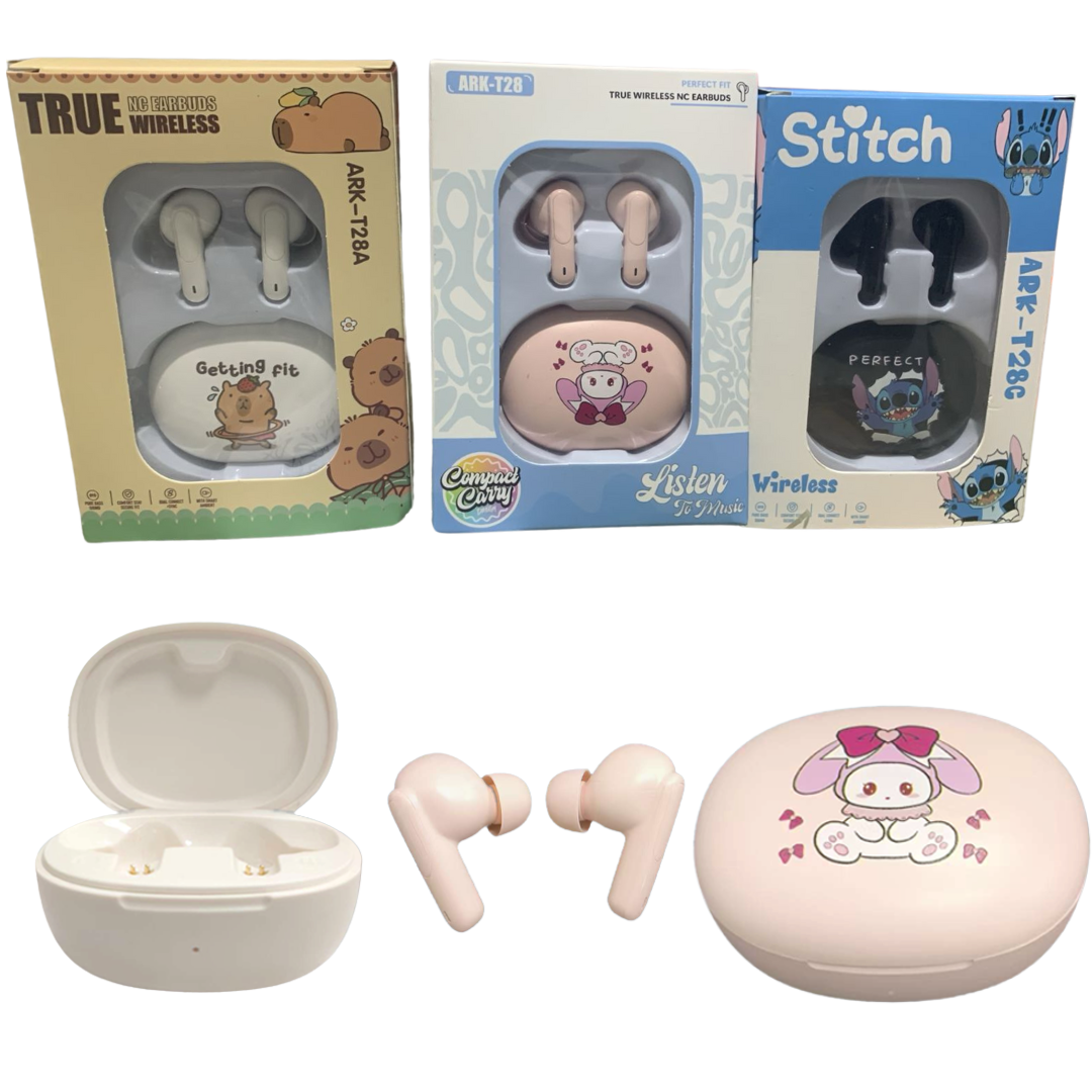 Auricular Bluetooth Earphone PERSONAJES Ark-T28c Auricular Bluetooth Earphone PERSONAJES Ark-T28c