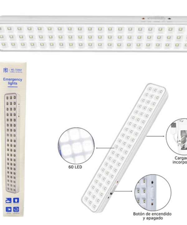 Luz de Emergencia MS-7006M 60LED