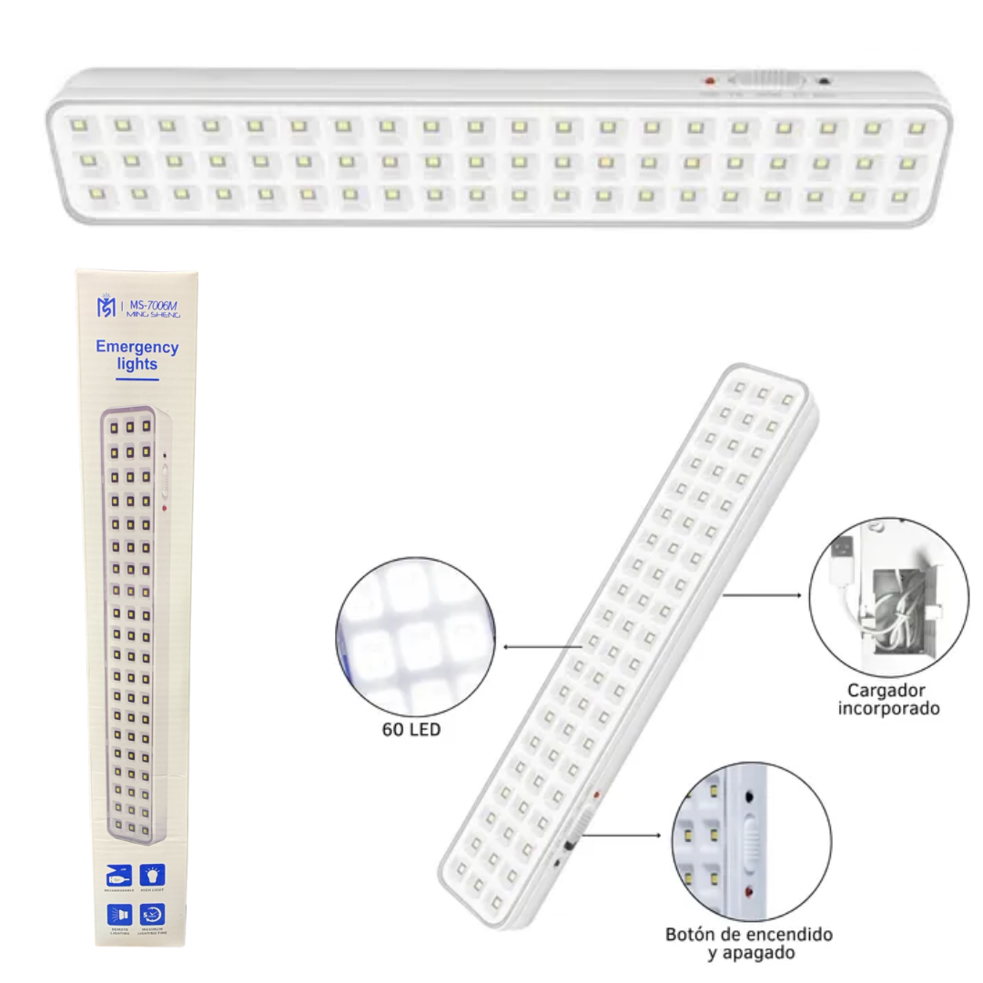 Luz de Emergencia MS-7006M 60LED Luz de Emergencia MS-7006M 60LED