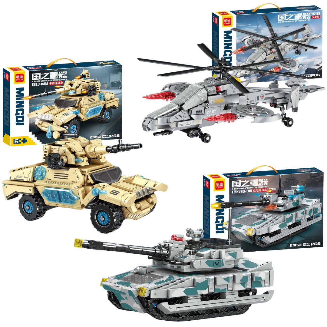 Vehiculo Bloque LEGO Tanque, Auto de Guerra o Helicoptero x1 Und. Vehiculo Bloque LEGO Tanque, Auto de Guerra o Helicoptero x1 Und.