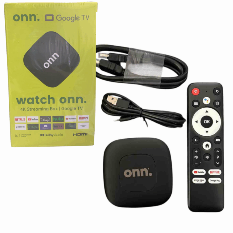 TV BOX ONN Caja Verde