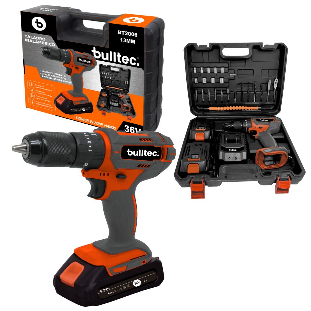 Set Taladro Inalambrico BULLTEC BT2006 Set Taladro Inalambrico BULLTEC BT2006
