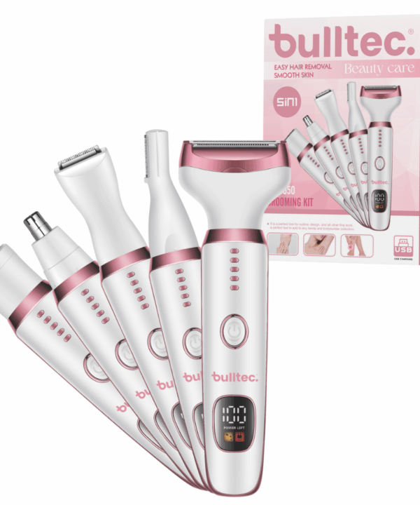 Afeitadora para Mujer 5 en 1 GROOMING KIT BULLTEC