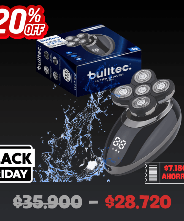 Afeitadora 5 Cuchillas Bulltec Ultra Shaver P10